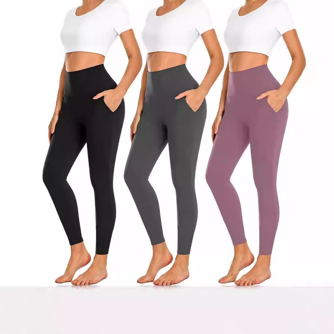 Women's High-Waisted Sport Leggings with Pockets