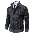 Women's Elegant Cardigan with Stand-Up Collar