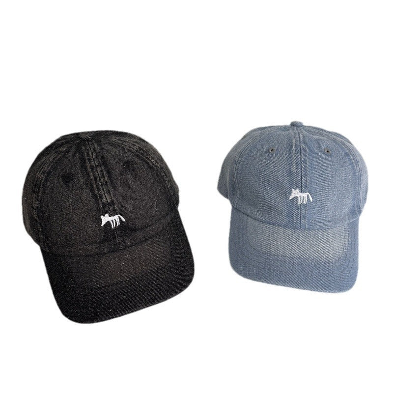 Men's Casual Graphic Denim Baseball Cap
