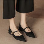 Women's Ballet Flats with Floral Accents