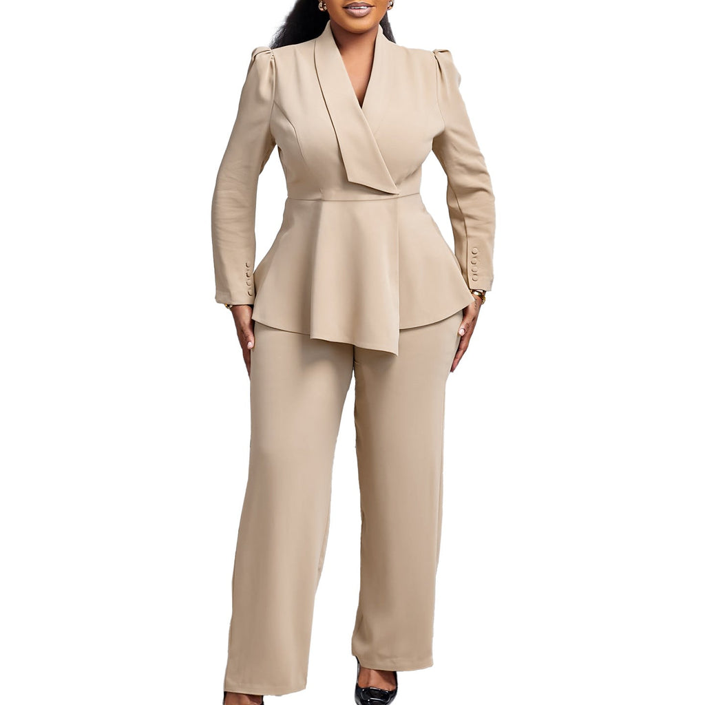 Elegant Blazer and Trousers Set