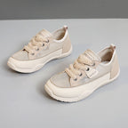 Women's Breathable Casual Sneakers with Rugged Tread and Fashionable Accents