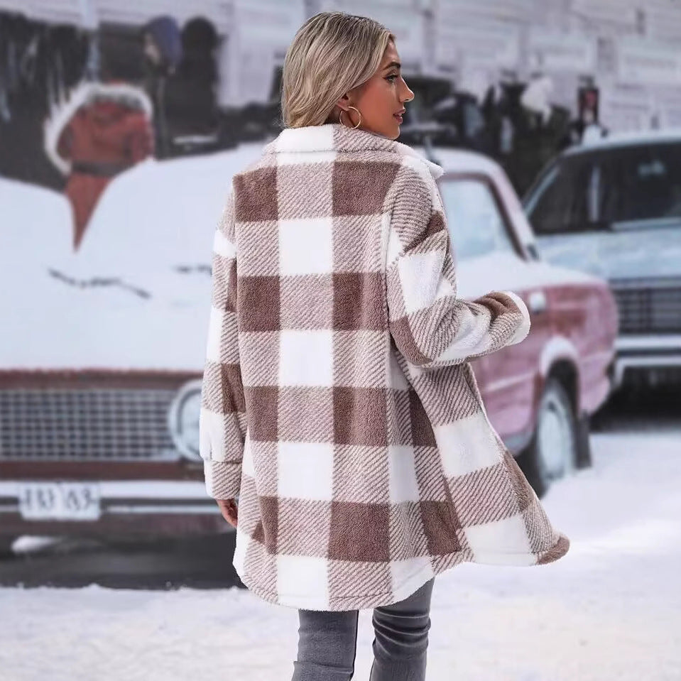Women's Flannel Winter Jacket