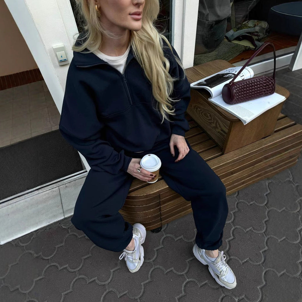 Women's Basic Oversized Lounge Set