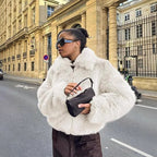 Women's Designer Faux Fur Jacket