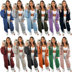 Women's Casual Knit Coat with Deep Pockets