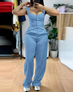 Women's Elegant Form-Fitting Jumpsuit
