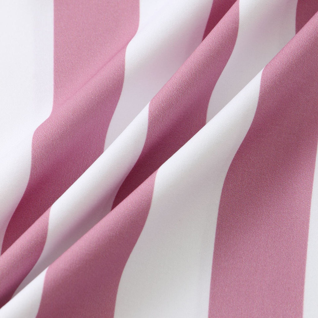 Women's Short-Sleeve Blouse with Modern Striped Design