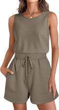 Women's Casual Overall with Fashionable Pockets