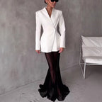 Elegant Asymmetrical Blazer Jacket