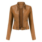Women's Biker Jacket with Modern Cut