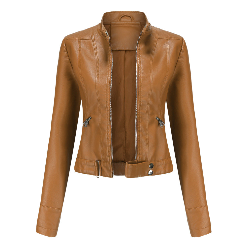 Women's Biker Jacket with Modern Cut