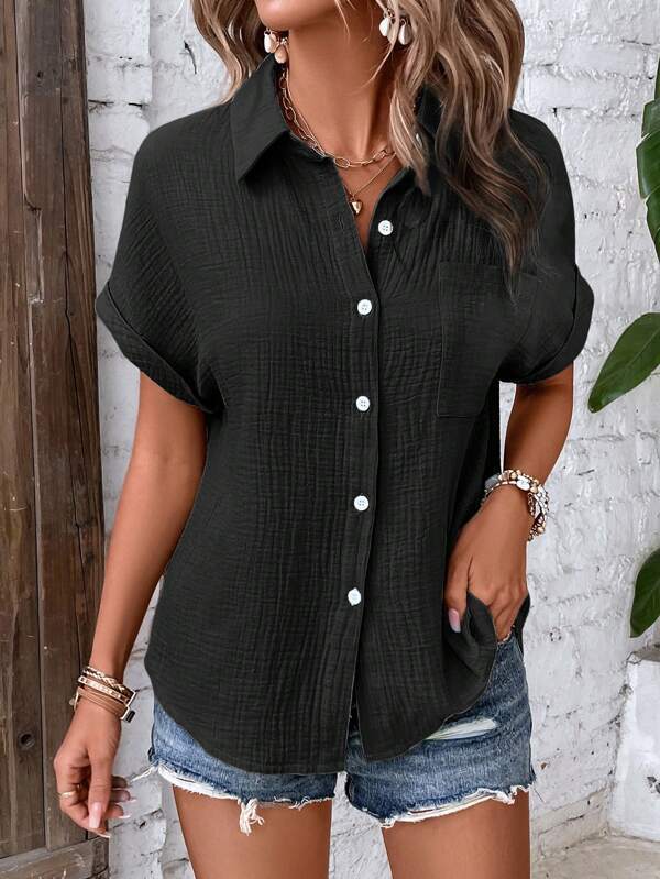 Casual Women's Shirt Blouse
