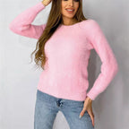 Women's Fluffy Fashion Sweater
