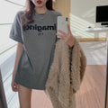 Women's Comfortable Oversized T-Shirt with Creative Print