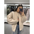 Women's Oversized Soft Wool-Blend Jacket