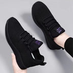 Women's Breathable Training Sneakers with Flexible Upper