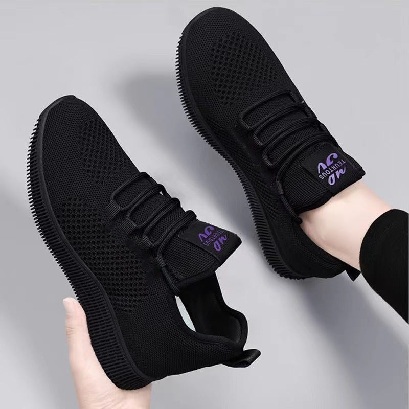 Women's Breathable Training Sneakers with Flexible Upper