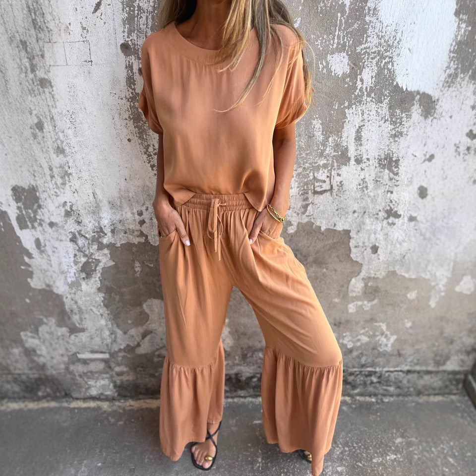 Women's Casual Wide-Leg Jumpsuit