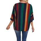 Women's Colorful Striped Top