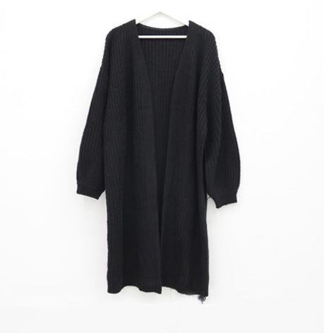 Women's Open-Front Chunky Knit Cardigan