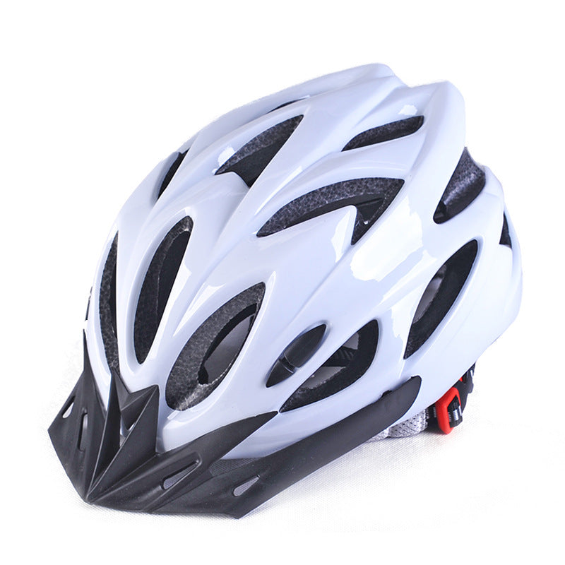 Mountain Bike Helmet with Integrated Safety Light