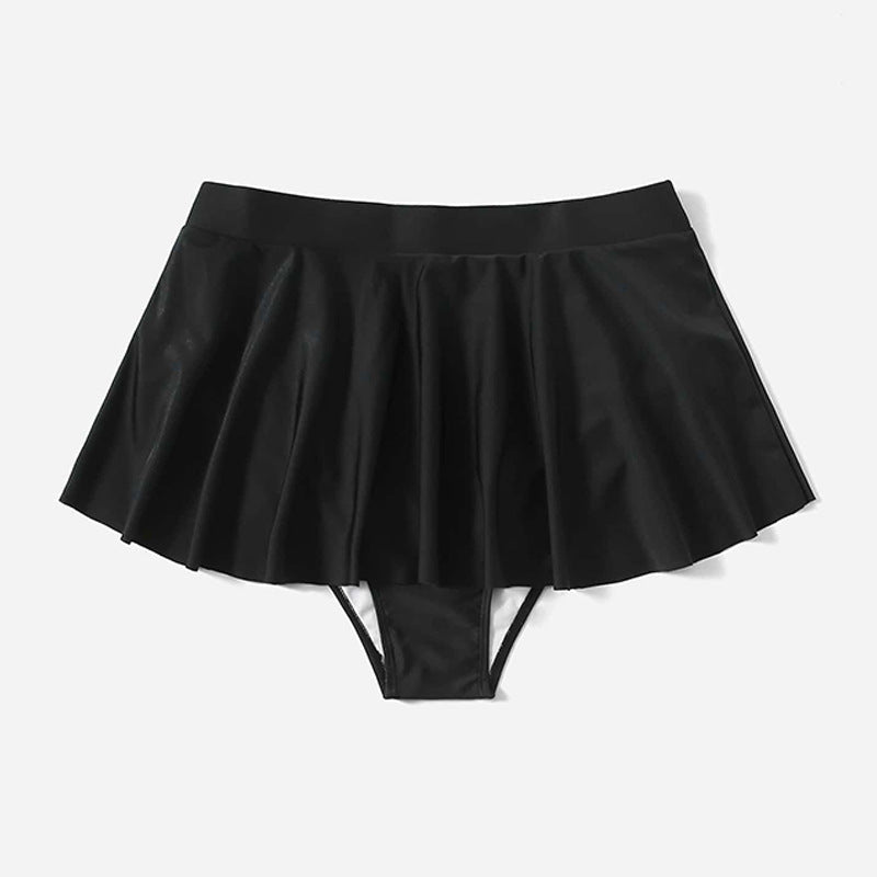 Women's Swim Skirt with Integrated Bikini Bottoms