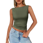 Women's Slim-Fit Sleeveless Top