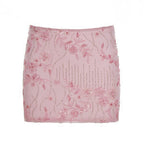 Women's Mini Skirt with Shimmering Sequins