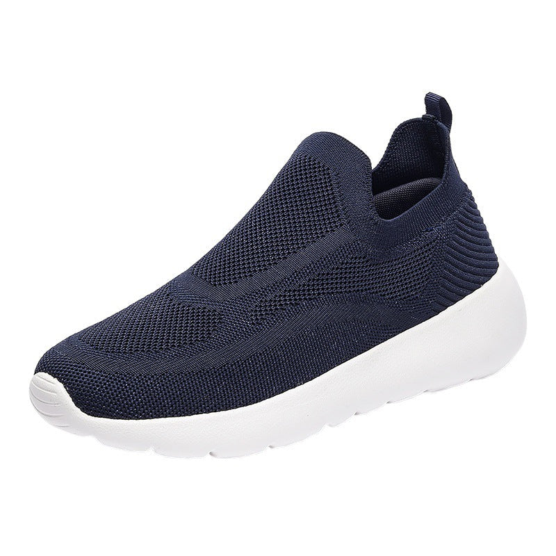 Women's Breathable Slip-On Sneakers with Flexible Sole and Non-Slip Profile