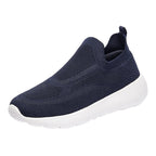 Women's Breathable Slip-On Sneakers with Flexible Sole and Non-Slip Profile