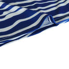 Women's Casual Wide-Cut Overall with Playful Wave Pattern