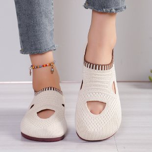 Women's Breathable Running Shoes with Flexible Knit Upper