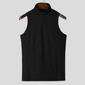 Women's Sleeveless Sport Top with High Collar