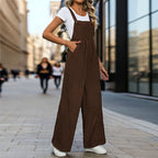 Lightweight Cotton Overalls with Pockets