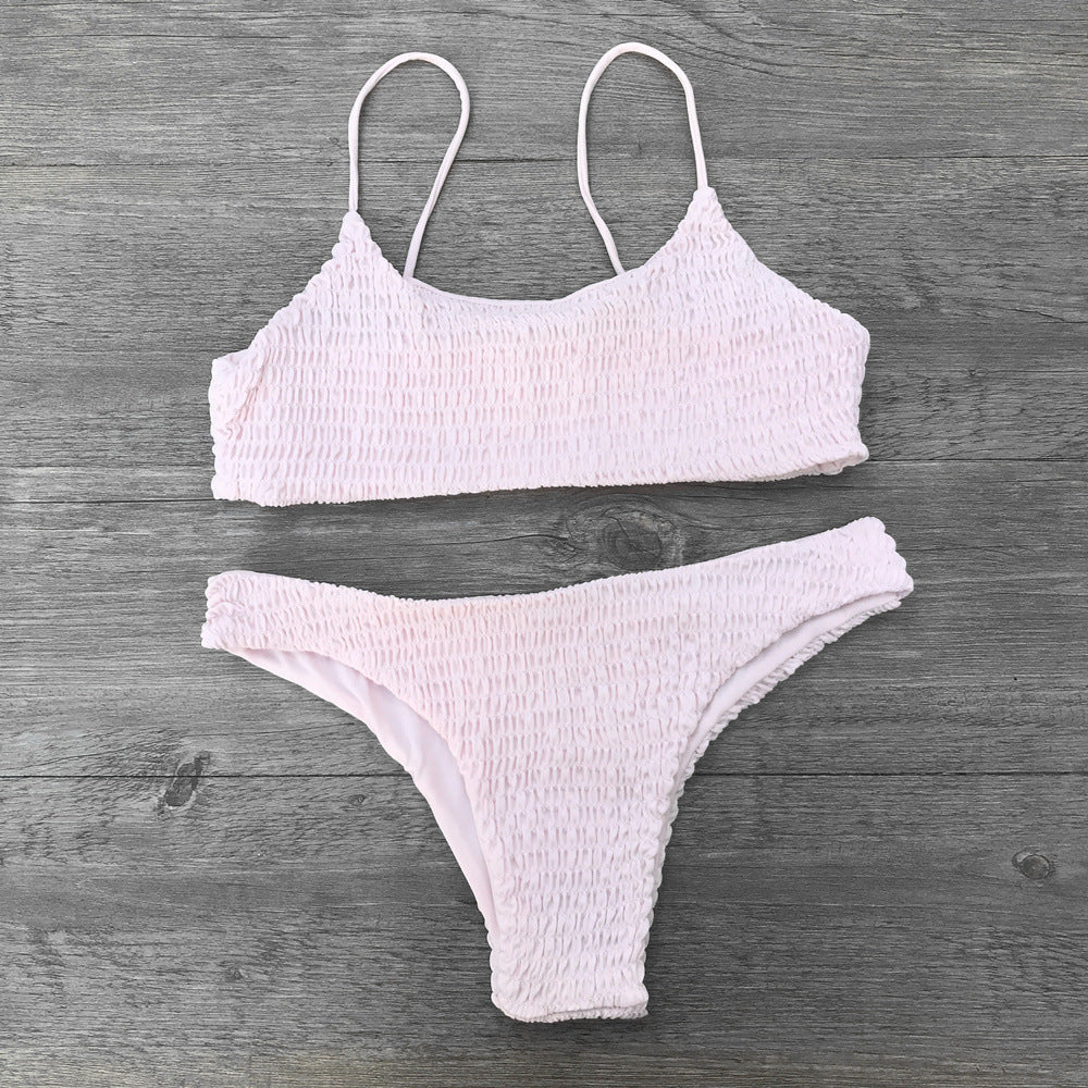 Women's Ruched Swimsuit Set