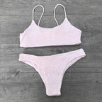Women's Ruched Swimsuit Set