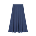 Women's Maxi Skirt with Flowy Cut and Asymmetric Details