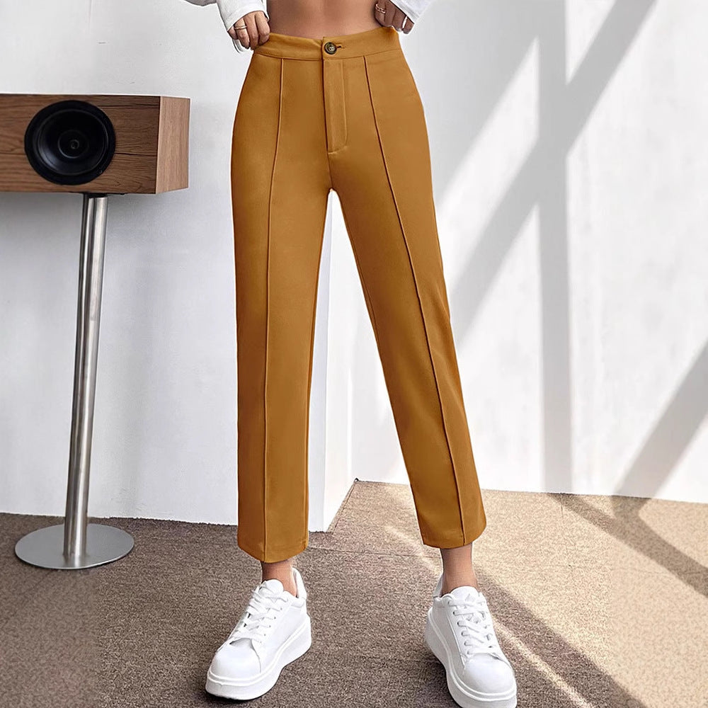 Women's Elegant Chino Trousers with Tailored Fit