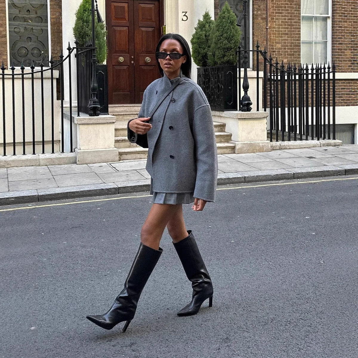 Elegant Wool Overcoat