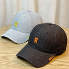 Men's Embroidered Denim Baseball Cap