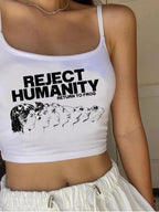 Bandeau Top with Graphic Print