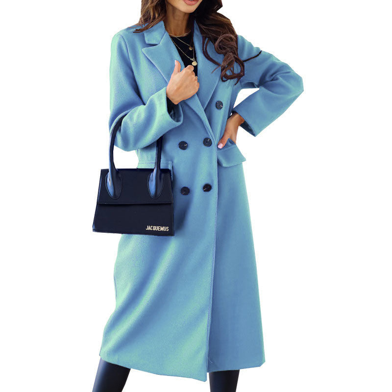 Women's Elegant and Fashionable Wool Coat