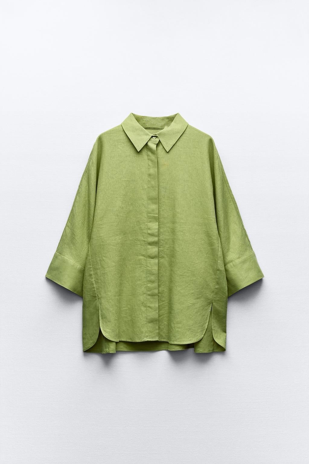 Casual Linen Shirt Blouse