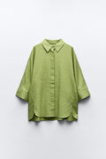 Casual Linen Shirt Blouse