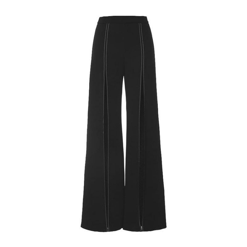 Women's Swimsuit Set with Figure-Flattering Cut and Elegant Palazzo Pants