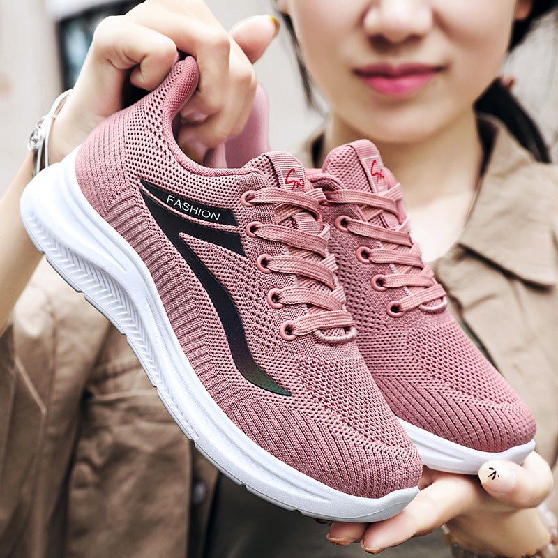 Women's Breathable Casual Sneakers with Ankle Support