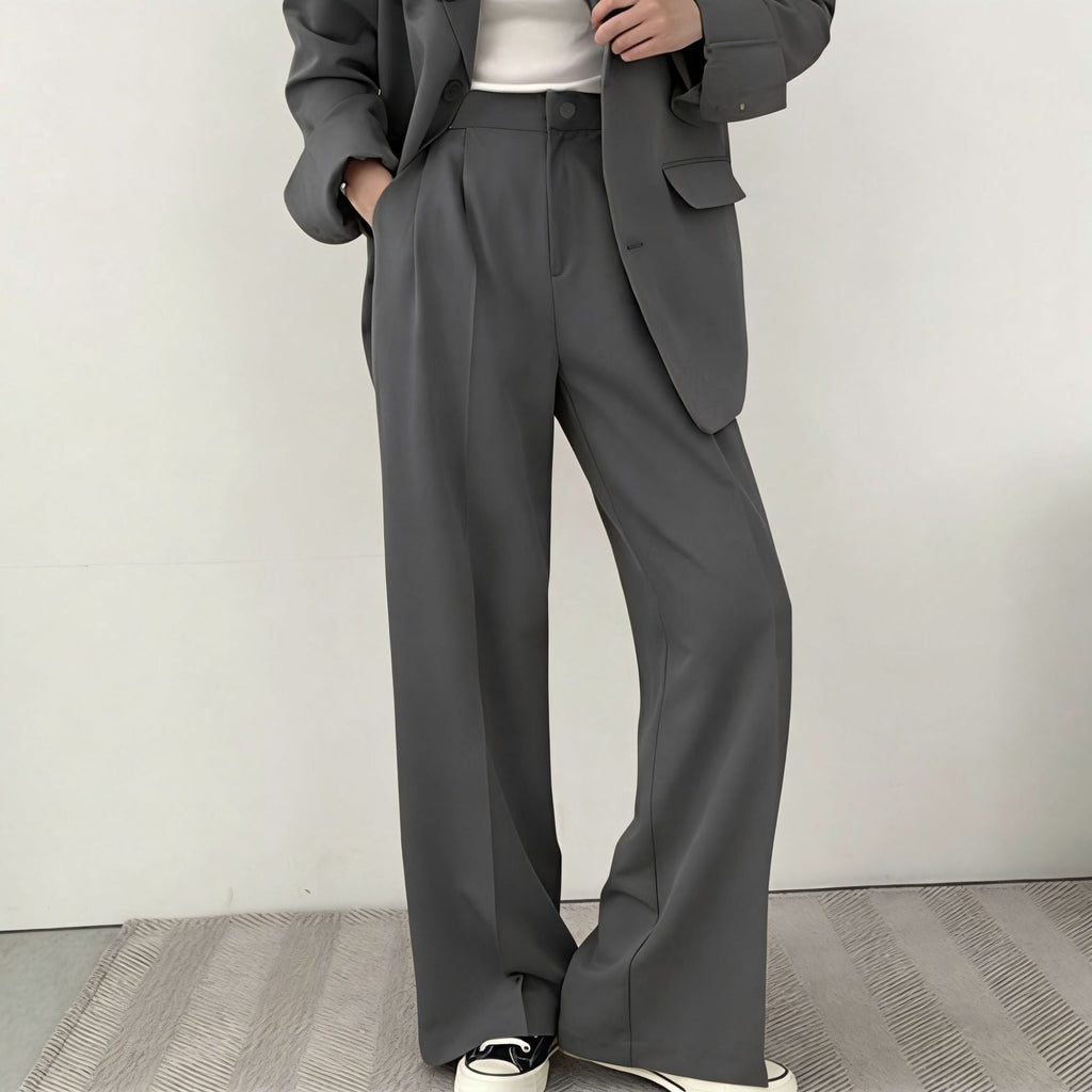 Women's Elegant Wide-Cut Blazer Set