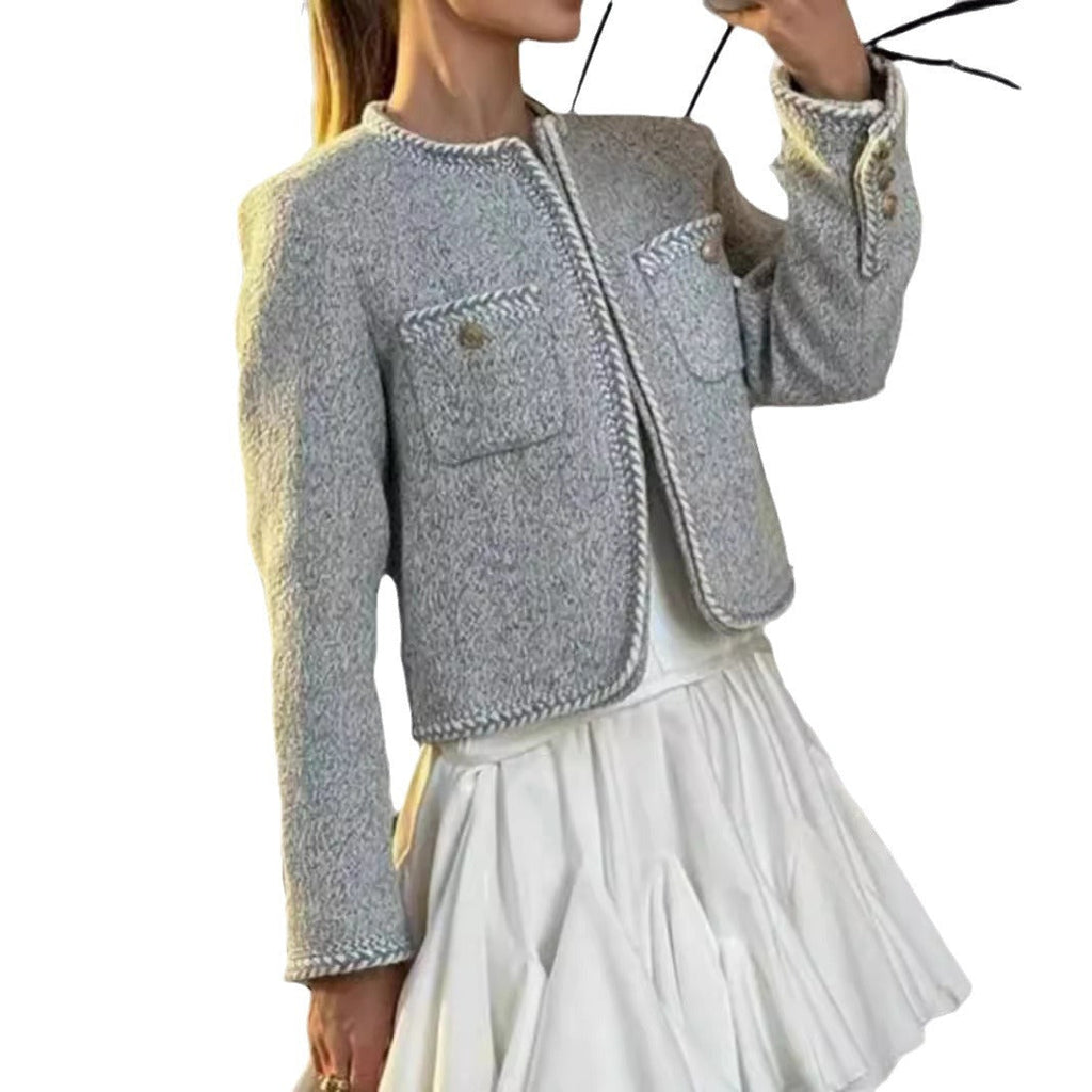 Women's Elegant and Structured Cropped Jacket