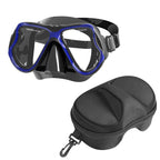Diving mask with wide field of vision